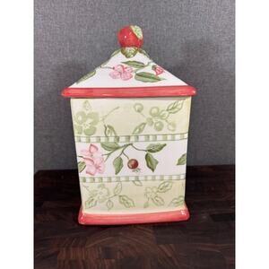 Vintage Capriware Floral Apple Top LARGE